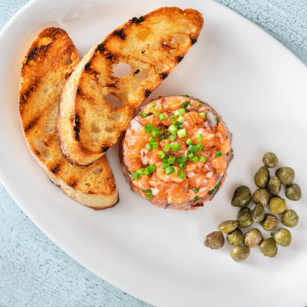 receta tartar salmon